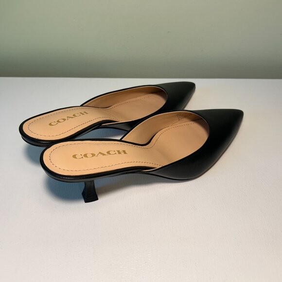 Coach Women's Renn Leather Mule - Picture 10 of 14